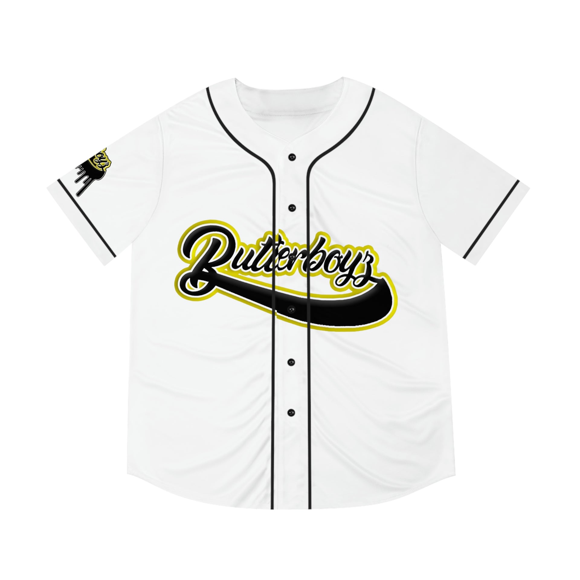 Printify Men's Baseball Jersey (aop) S / White